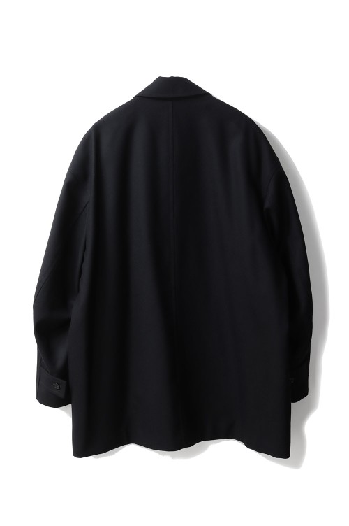 Scale Off Flannel Car Coat - BLACK (GM253-10354) | セレクト