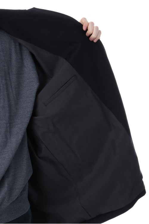 Scale Off Flannel Car Coat - BLACK (GM253-10354) | セレクト