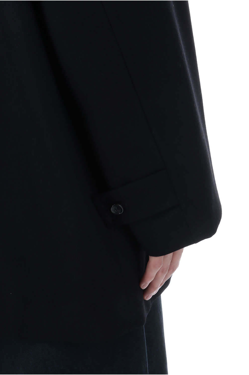 Scale Off Flannel Car Coat - BLACK (GM253-10354) | セレクト