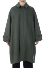 Light Melton Oversized Coat - GREEN (GU253-10270C)