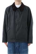 over size transport wax jacket - SAGE  (MWX1678)