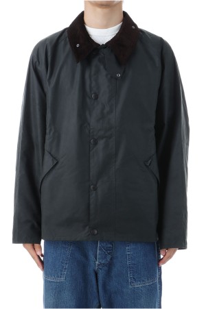 over size transport wax jacket - SAGE  (MWX1678)