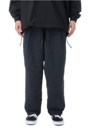 NEW WIDE TWO TUCK PANTS / STITCHED NYLON - NAVY (SFCFW25P06)