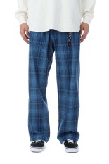O.G. DENIM PLAID PANT - INDIGO CHECKERED PLAID (G5FM-P076)