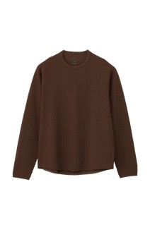 Waffle Light L/S T-shirt - BLACK (GL45142)