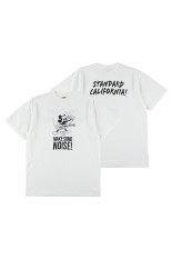 SD US Cotton Script Logo Ringer T - WHITE/BLACK | セレクト
