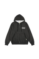 RUSSELL ATHLETIC / SD W Face Logo Zip Hood Sweat - BLACK