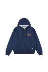 RUSSELL ATHLETIC / SD W Face Logo Zip Hood Sweat - NAVY