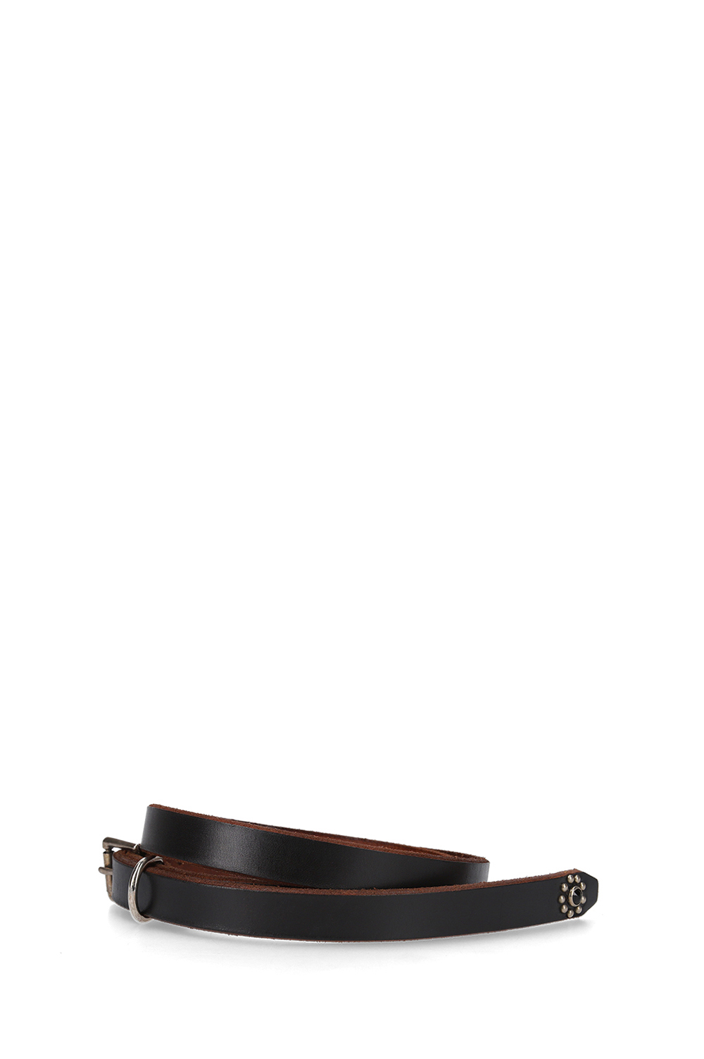 HTC Belt #25th 1Point End Flower Stone 0.75 - BLACK | セレクト