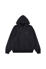 HTC Sweat Shirt #Laap Flower Stone On The Hood - BLACK