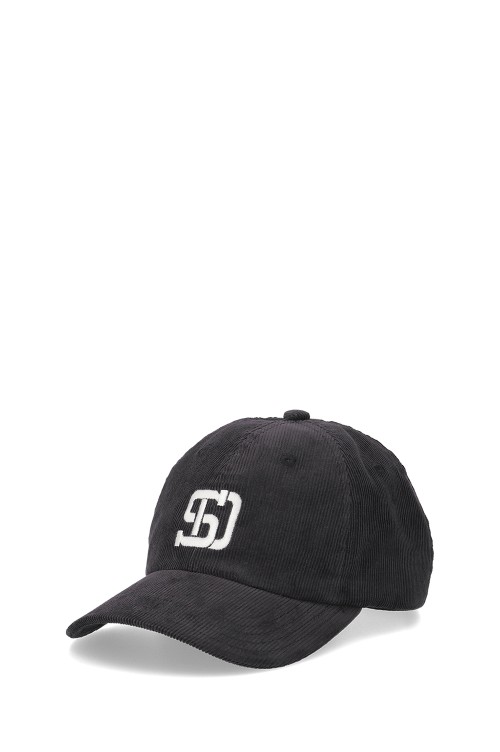 SD Corduroy Logo Baseball Cap - CHARCOAL | セレクトショップ