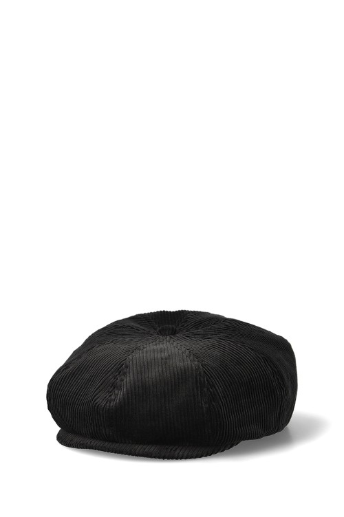 SD Corduroy News Boy Cap - BLACK | セレクトショップ｜DeepInsideinc