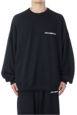 Dry Tech Oversized Sweat Crew - Black (CTE-25S339)