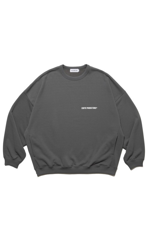 Dry Tech Oversized Sweat Crew - Gray (CTE-25S339) | セレクト