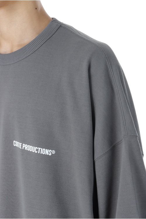トップス COOTIE Dry Tech Sweat Crew COOTIE PRODUCTIONS - Dry Tech Oversized Sweat Hoodie / BLACK