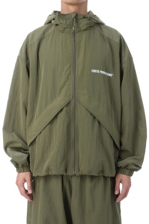 Nylon Ripstop Training Jacket - Olive (CTE-25S210)