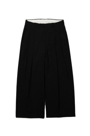 【 × Baracuta 】EWP 2 Tuck Trousers - Black (BRCT-CTE25S-101)