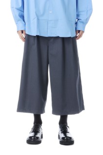 T/W Saxony Shin Cut Wide Easy Trousers - Gray (CTE-25A108)