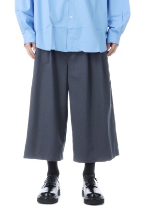 T/W Saxony Shin Cut Wide Easy Trousers - Gray (CTE-25A108)
