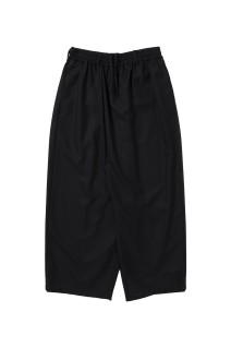 TECHWOOL(R) Wrap Wide Easy Trousers - Black (CTE-25A118)