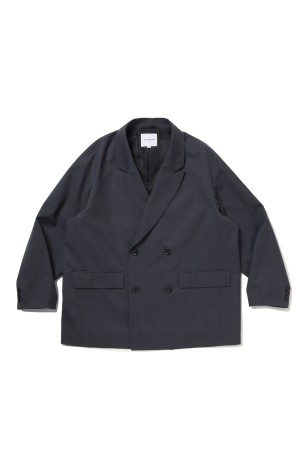 T/W Saxony Double Breasted Jacket - Gray (CTE-25A203)