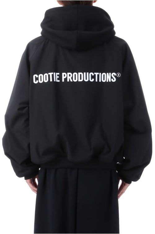 T/C Weather Combination Hooded Blouson - Black x White (CTE-25A210