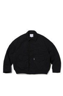 Cotton Canvas Padded Work Jacket - Black (CTE-25A213)