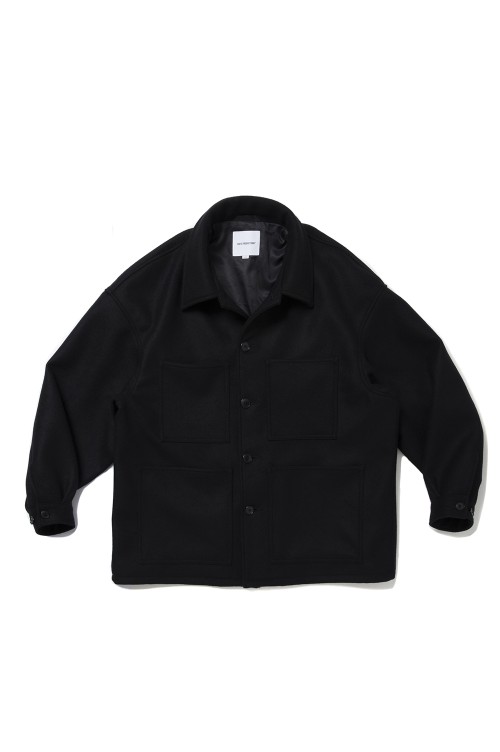 Wool Melton Coverall - Black (CTE-25A220) | セレクトショップ