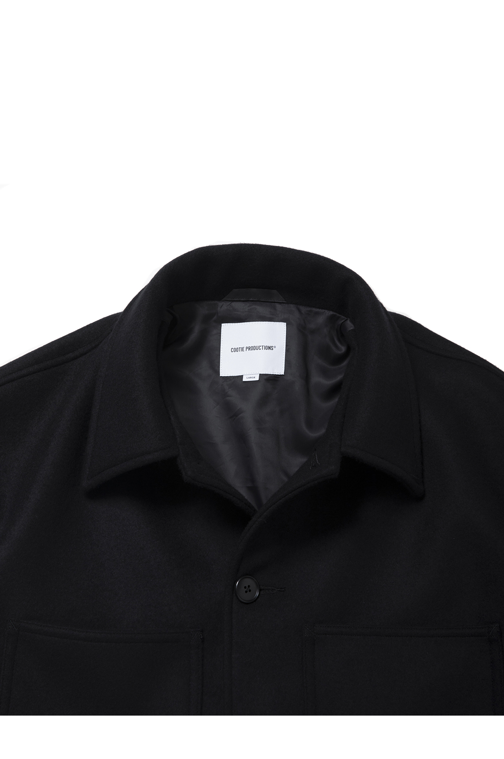 Wool Melton Coverall - Black (CTE-25A220) | セレクトショップ