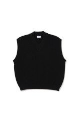 Solotex Tilden Knit Vest / Black (CTE-25S312) | セレクトショップ