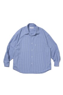 Stripe Broad L/S Shirt - Blue (CTE-25A402)