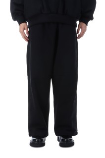 Chubby Sweat Wide Easy Pants - Black (CTE-25A121)