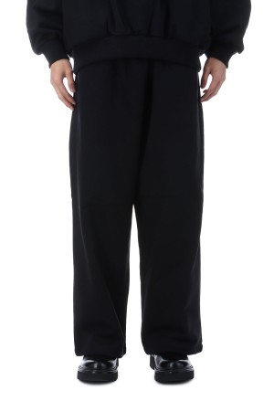 Chubby Sweat Wide Easy Pants - Black (CTE-25A121)
