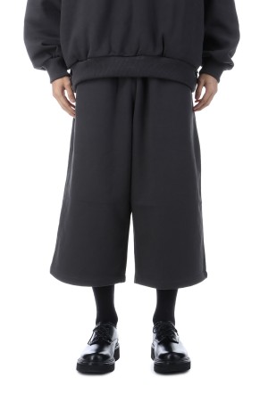 Chubby Sweat Shin Cut Wide Easy Pants - Gray (CTE-25A122)