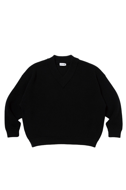 Rib Stitch Tilden Sweater - Black (CTE-25A324) | セレクトショップ
