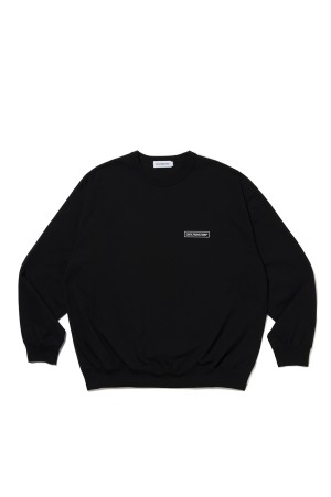 Heavy Oz Jersey Plain Crew - Black (CTE-25A304)