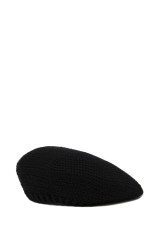 Crochet Knit Beret - Black (CTE-25A517)
