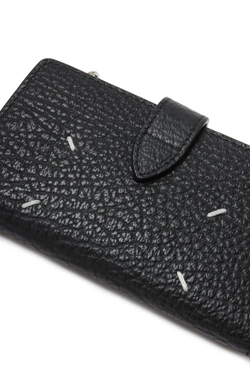 Four stitches zip wallet - Black (SA1VX0019-P4455) | セレクト