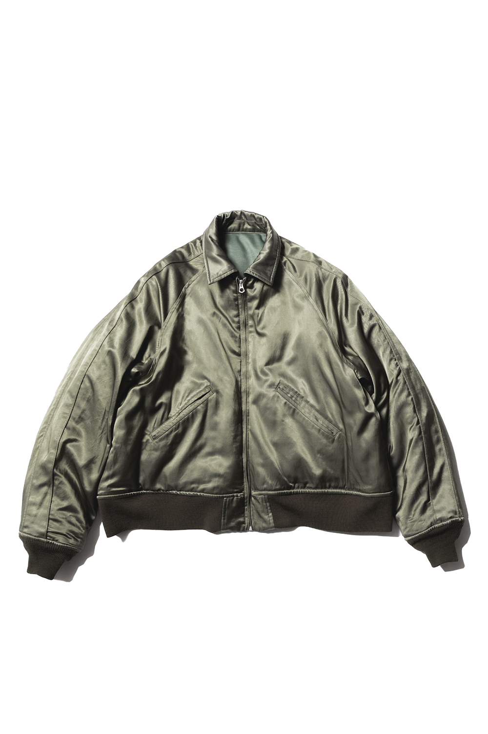 Reversible Flight Yokosuka Jacket - SAGE GREEN (U25F-18-0004