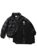 3way Hybrid Down jacket - BLACK (U25F-18-0001)