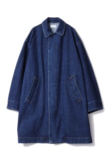 DENIM BALMACAAN COAT - INDIGO (C001)