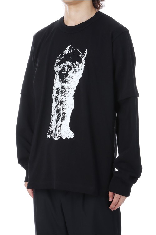 WHERE THE WILD THINGS ARE L/S T-Shirt - BLACK 001 (25-01005S