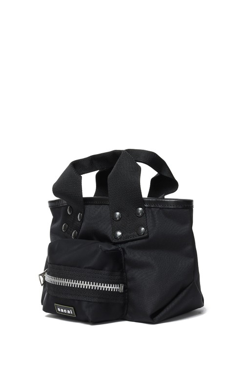 sacai サカイ Pocket Tote Bag Small ブラック Pocket Tote Bag Small | sacai Official Store サカイ オフィシャル