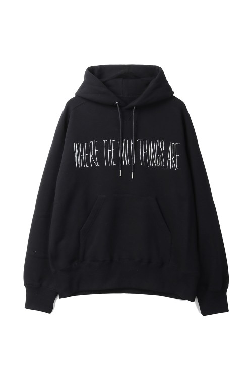 トップス WHERE THE WILD THINGS ARE Hoodie BLACK 1 WHERE THE WILD THINGS ARE Hoodie - BLACK 001 (25-01003S