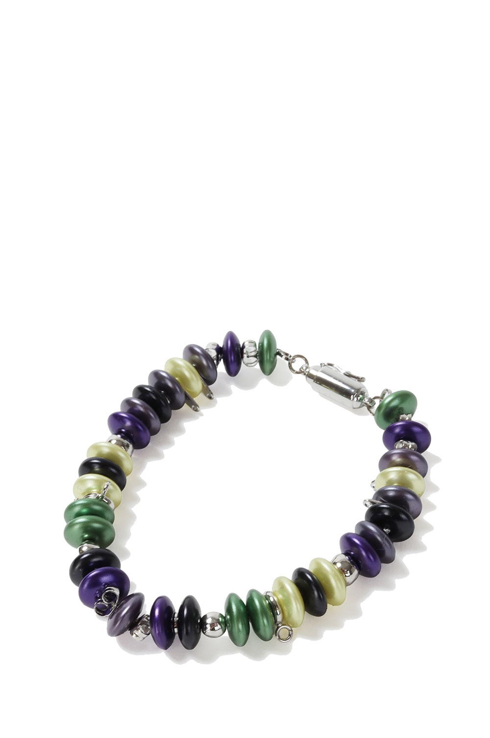 Pearl Disc Bracelet - GREEN 551 (25-01051S) | セレクトショップ