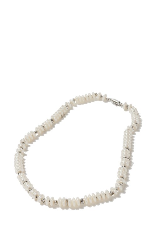 Pearl Disc Necklace - IVORY 199 (25-01050S) | セレクトショップ