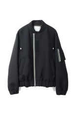 Doeskin x Double-Faced Silk Cotton Jacket - BLACK 001 (25