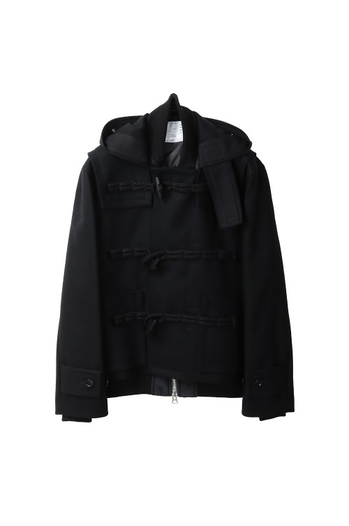 Wool Melton Blouson - BLACK 001 (25-03846M) | セレクトショップ