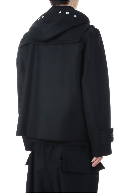 Wool Melton Blouson - BLACK 001 (25-03846M) | セレクトショップ