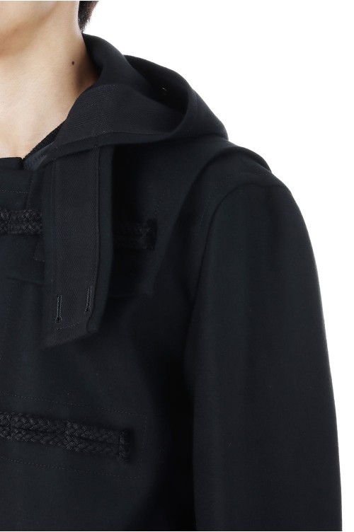Wool Melton Blouson - BLACK 001 (25-03846M) | セレクトショップ